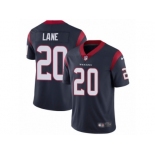 Men Nike Houston Texans #20 Jeremy Lane Navy Blue Team Color Vapor Untouchable Limited Player NFL Jersey