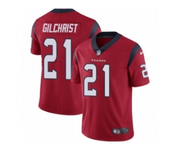 Men Nike Houston Texans #21 Marcus Gilchrist Red Alternate Vapor Untouchable Limited Player NFL Jersey