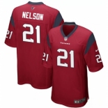 Men Nike Houston Texans #21 Steven Nelson Red Vapor Limited Jersey