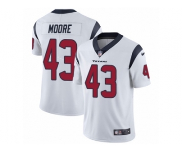 Men Nike Houston Texans #43 Corey Moore White Vapor Untouchable Limited Player NFL Jersey