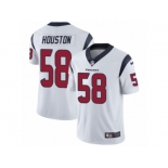 Men Nike Houston Texans #58 Lamarr Houston White Vapor Untouchable Limited Player NFL Jersey