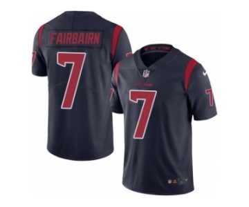 Men Nike Houston Texans #7 Kaimi Fairbairn Limited Navy Blue Rush Vapor Untouchable NFL Jersey