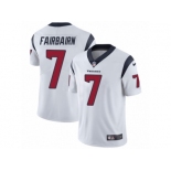 Men Nike Houston Texans #7 Kaimi Fairbairn White Vapor Untouchable Limited Player NFL Jersey