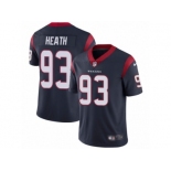 Men Nike Houston Texans #93 Joel Heath Navy Blue Team Color Vapor Untouchable Limited Player NFL Jersey