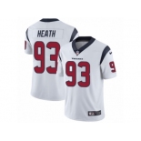 Men Nike Houston Texans #93 Joel Heath White Vapor Untouchable Limited Player NFL Jersey