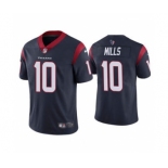 Men's Houston Texans #10 Davis Mills Navy Vapor Untouchable Limited Stitched Jersey