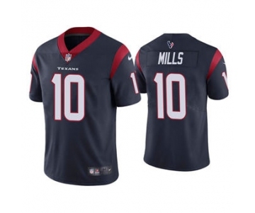 Men's Houston Texans #10 Davis Mills Navy Vapor Untouchable Limited Stitched Jersey