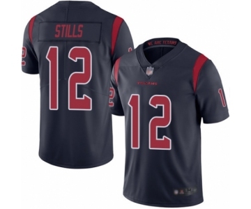 Men's Houston Texans #12 Kenny Stills Limited Navy Blue Rush Vapor Untouchable Football Jersey