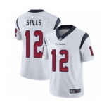 Men's Houston Texans #12 Kenny Stills White Vapor Untouchable Limited Player Football Jersey