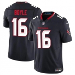 Men's Houston Texans #16 Tim Boyle Navy 2024 Vapor F.U.S.E. Limited Stitched Jersey