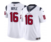 Men's Houston Texans #16 Tim Boyle White 2024 F.U.S.E Vapor Untouchable Stitched Football Jersey