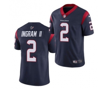 Men's Houston Texans #2 Mark Ingram II Navy Vapor Untouchable Limited Stitched Jersey