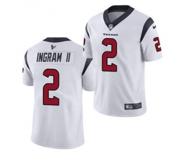 Men's Houston Texans #2 Mark Ingram II White Vapor Untouchable Limited Stitched Jersey