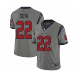 Men's Houston Texans #22 Aaron Colvin Limited Gray Inverted Legend Football Jersey