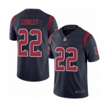 Men's Houston Texans #22 Gareon Conley Limited Navy Blue Rush Vapor Untouchable Football Jersey