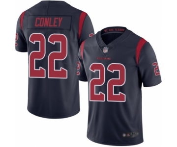 Men's Houston Texans #22 Gareon Conley Limited Navy Blue Rush Vapor Untouchable Football Jersey