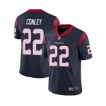 Men's Houston Texans #22 Gareon Conley Navy Blue Team Color Vapor Untouchable Limited Player Football Jersey