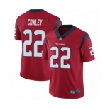 Men's Houston Texans #22 Gareon Conley Red Alternate Vapor Untouchable Limited Player Football Jersey