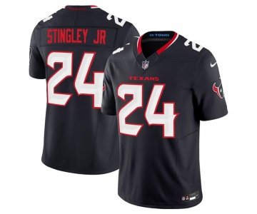 Men's Houston Texans #24 Derek Stingley Jr. Navy 2024 Vapor F.U.S.E. Limited Football Stitched Jersey