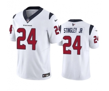 Men's Houston Texans #24 Derek Stingley Jr. White 2023 F.U.S.E Vapor Untouchable Stitched Football Jersey