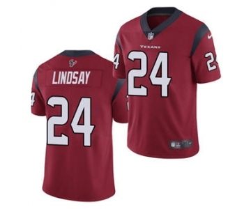 Men's Houston Texans #24 Phillip Lindsay White Vapor Untouchable Limited Stitched Jersey