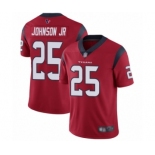 Men's Houston Texans #25 Duke Johnson Jr Red Alternate Vapor Untouchable Limited Player Football Jersey