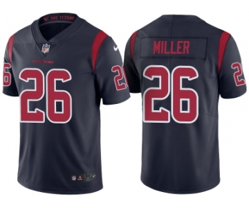 Men's Houston Texans #26 Lamar Miller Navy Color Rush Limited Jersey