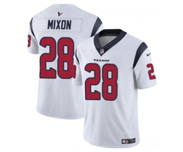 Men's Houston Texans #28 Joe Mixon White Vapor Untouchable Football Stitched Jersey