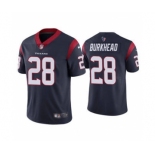 Men's Houston Texans #28 Rex Burkhead Navy Vapor Untouchable Limited Stitched Football Jersey