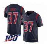 Men's Houston Texans #37 Jahleel Addae Limited Navy Blue Rush Vapor Untouchable 100th Season Football Jersey