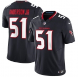 Men's Houston Texans #51 Will Anderson Jr. Navy 2024 Vapor F.U.S.E. Limited Football Stitched Jersey