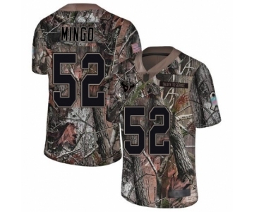 Men's Houston Texans #52 Barkevious Mingo Limited Camo Rush Realtree Football Jersey