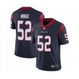 Men's Houston Texans #52 Barkevious Mingo Navy Blue Team Color Vapor Untouchable Limited Player Football Jersey