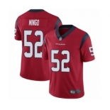 Men's Houston Texans #52 Barkevious Mingo Red Alternate Vapor Untouchable Limited Player Football Jersey