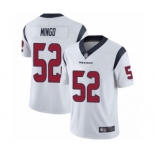 Men's Houston Texans #52 Barkevious Mingo White Vapor Untouchable Limited Player Football Jersey