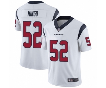 Men's Houston Texans #52 Barkevious Mingo White Vapor Untouchable Limited Player Football Jersey