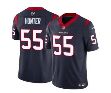 Men's Houston Texans #55 Danielle Hunter Navy 2024 F.U.S.E Vapor Untouchable Limited Football Stitched Jersey