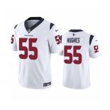 Men's Houston Texans #55 Jerry Hughes White 2023 F.U.S.E Vapor Untouchable Stitched Football Jersey