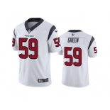 Men's Houston Texans #59 Kenyon Green White Vapor Untouchable Limited Stitched Jersey