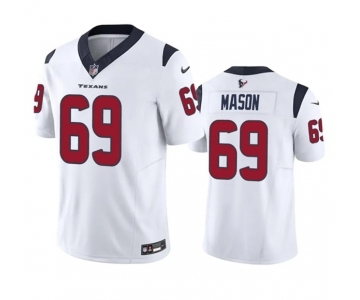 Men's Houston Texans #69 Shaq Mason White 2023 F.U.S.E Vapor Untouchable Stitched Football Jersey