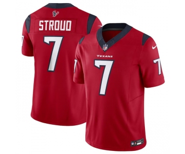 Men's Houston Texans #7 C.J. Stroud Red 2023 F.U.S.E Vapor Untouchable Football Stitched Jersey