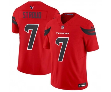 Men's Houston Texans #7 C.J. Stroud Red 2024 Alternate F.U.S.E Vapor Football Stitched Jersey