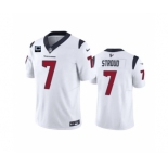 Men's Houston Texans #7 C.J. Stroud White 2023 F.U.S.E. With 1-Star C Patch Vapor Untouchable Limited Football Stitched Jersey