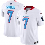 Men's Houston Texans #7 C.J. Stroud White 2024 F.U.S.E. Limited Football Stitched Jersey