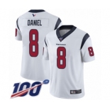 Men's Houston Texans #8 Trevor Daniel White Vapor Untouchable Limited Player 100th Season Football Jersey