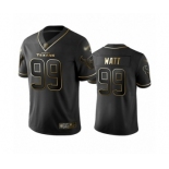 Men's Houston Texans #99 J.J. Watt Limited Black Golden Edition Football Jersey