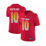 Men's Nike Houston Texans #10 DeAndre Hopkins Limited Red AFC 2019 Pro Bowl NFL Jersey