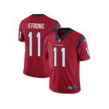 Men's Nike Houston Texans #11 Jaelen Strong Vapor Untouchable Limited Red Alternate NFL Jersey