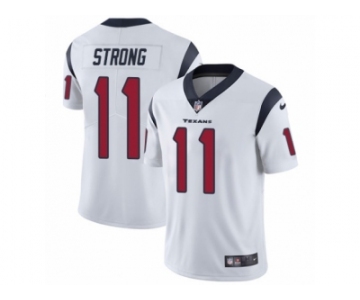 Men's Nike Houston Texans #11 Jaelen Strong Vapor Untouchable Limited White NFL Jersey