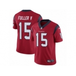 Men's Nike Houston Texans #15 Will Fuller V Vapor Untouchable Limited Red Alternate NFL Jersey